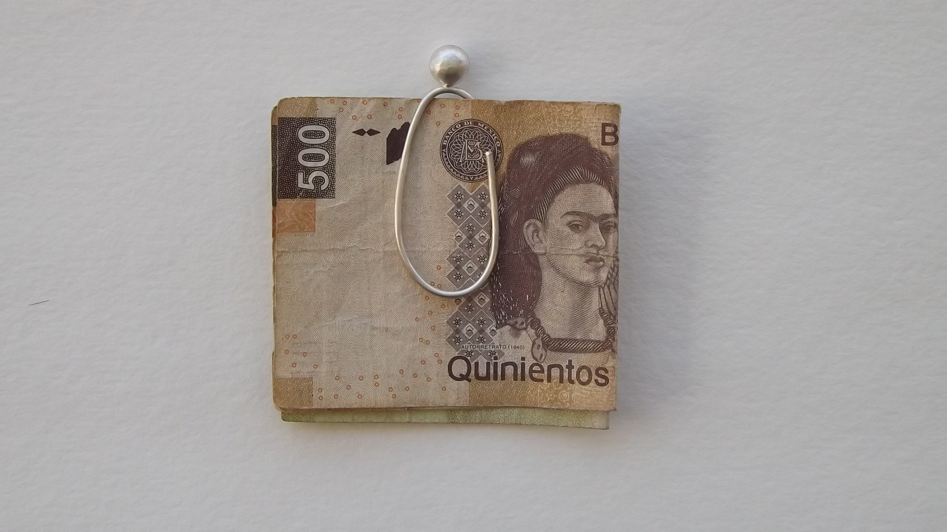 book / money clip